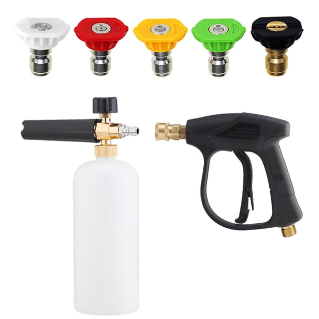 Juego Ollas para Lavado Autos Alta Presión Pistola Alta Presión Regadera Enchufe Rápido Máquina Lavado Autos Pistola para Lavado Autos Pistola Lavado Autos Cobre