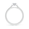 thumbnail image 2 of ANGARA Lab Grown Solitaire Diamond Engagement Ring for Women in 14K White Gold (Size-7x5mm| Color-F-G| Clarity-VS) | April Birthstone, Anniversary, Jewelry Gift for Women | Lab-Grown Diamond Ring, 2 of 5