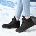 thumbnail image 6 of YOURDIARY Men's Women's Snow Boots Waterproof Winter Wide Width Warm Faux Fur Lined Hiking Boots, 6 of 7