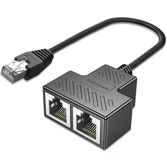 Divisor Ethernet AKWOR RJ45 Adaptador LAN 1 a 2