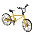 thumbnail image 3 of Bicicleta clásica 1:16 de modelo de bicicleta de carretera de aleación, Mini juguetes de bicicleta para dedos para niños Colecciones de reg Amarillo SM SunniMix Juguete de bicicleta fundida a presión, 3 of 6