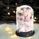 thumbnail image 4 of Exhibidor de rosas eternas en cúpula de cristal | Ramo de flores de jabón con luces LED | Regalo romántico para el hogar, ideal para San Valentín, aniversarios, bodas o Navidad., 4 of 6