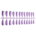 thumbnail image 1 of 1 Set False Nails Wear-resistant Fashionable Classic Trend Different Colors Exquisite Appearance Distinctive Fake Accessories SM17-1978 Purple, 1 of 4