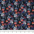 thumbnail image 2 of Singer Cotton Print Fine Lawn Fabrics, Cotton Voile Fabric, Quilt, Crafts, Sewing, 54 Inches Width, Cl Red-Blue Floral - 5 Yard Cut, 2 of 2