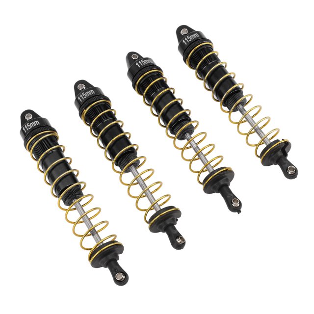 4Pcs RC Car ,115mm Aluminum Alloy RC Car Spring Damper For 1/10 RC Crawler Car