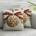 thumbnail image 3 of Creowell  Christmas Pillow Covers Christmas Tree Hello Winter Decorative Throw Pillow Covers Winter Farmhouse Decoration for Home Couch, 3 of 5