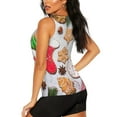 thumbnail image 3 of Zufioo Christmas Gingerbread Cookies Print Women's Vest, Sleeveless Quick-drying Sports T-shirt, Suitable for Yoga, Running, Fitness-Medium, 3 of 7