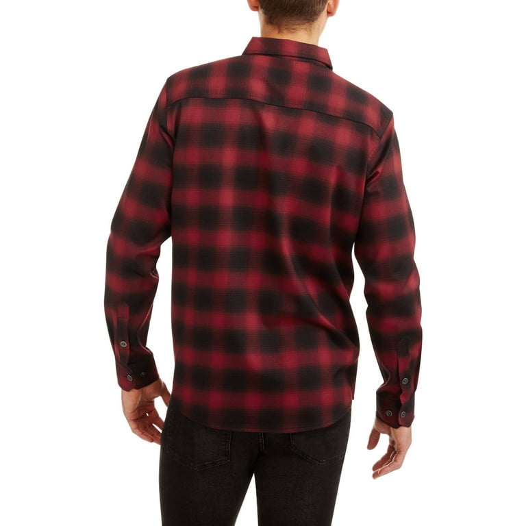 Swiss Tech Men s and Big Men s Long Sleeve Outdoor Flannel Shirt Walmart