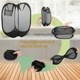 thumbnail image 2 of Mesh Large Laundry Basket, Collapsible Laundry Hamper, Foldable Clothes Bag, Folding Washing Basket, with Heavy-Duty handles, 2 of 8