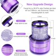 thumbnail image 2 of 2 filtros para aspiradoras inalámbricas Dyson V11 Absolute Extra Pro, V11 Torque Drive Animal, V15 Detect SV14 SV17 SV22, filtro de repuesto lavable HEPA, reemplaza DY-970013-02, Dyson V11--TRI Filter, 2 of 5