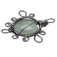thumbnail image 2 of 1 pieza de colgante con forma de pulsera de piedras preciosas DIY Verde, 2 of 9