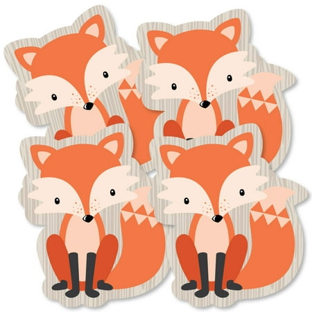 Fox - Decorations DIY Baby Shower or Birthday Party Essentials - Set of