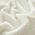thumbnail image 3 of Mainstays Reversible Cozy Boucle Chenille Plush Throw, Vanilla 50" x 70", 3 of 8