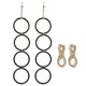 thumbnail image 1 of Kit de 2 Anillos de Escalada para Serpientes, Aros de Cadena Ajustables para Serpientes de Maíz, Camaleones y Loros., 1 of 1