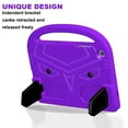 thumbnail image 3 of ELEHOLD Cute Kids Case for Samsung Galaxy Tab A9 Plus Tablet 11" 2023 Release EVA Kids Friendly Case Full Body Shockproof Kickstand Function Handle Grip Case for Samsung Galaxy Tab A9+, Purple, 3 of 7
