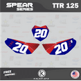 thumbnail image 2 of Kalair GFX Graphics Kit for Yamaha TTR125 (2008-2023) Spear Series, 2 of 5