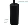 thumbnail image 5 of Bath Bliss Acrylic Square Toilet Brush and Holder Set in Black, 5 of 7