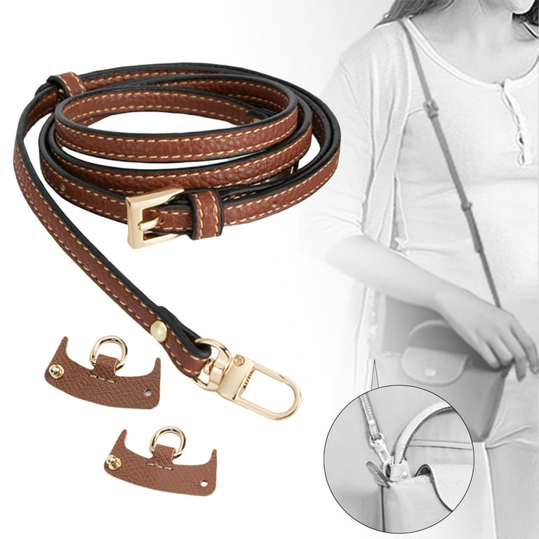 Purse Strap Universal Adjustable with No Punching Buckle Bag Shoulder Strap Cross Body Strap for Small Bag Briefcase Purse DIY Modification Pink