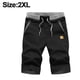 thumbnail image 2 of Pantalones cortos para hombre, pantalones cortos de vestir para hombre, pantalones cortos casuales de corte clásico con cordón, pantalones cortos de playa de verano con cintura elástica y, 2 of 5