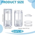 thumbnail image 2 of Empty Refillable Plastic Bottles for Aromatic Cream and Skin Column Clear 3.6x7.95cm Capacity: 30ml(1.01fl. oz) diy, 2 of 5