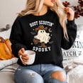 thumbnail image 2 of Boot Scootin Spooky Sweatshirt, Western Ghost Crewneck, Cowboy Halloween Sweatshirt, Country Halloween Gift, 2 of 5