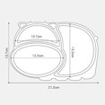 thumbnail image 2 of Silicone Divided Toddler Plates Portable Non Slip Suction Plate Style 1, 2 of 5