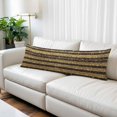 thumbnail image 2 of Black Golden Striped Body Pillow Covers 20"x54", Luxury Farmhouse Stripes Soft Brushed Microfiber Breathable Throw Pillow Covers, Decorative Pillowcase with Zipper for Couch Sofa Bedroom Living Room, 2 of 9
