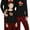 Black, variant on GRNSHTS Matching Family Pajamas Sets Christmas Matching Holiday Pjs Letter Print Top and Plaid Pants Sleepwear