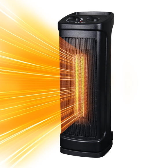Calentador eléctrico Elevon 1500W, cerámica, oscilación de 70°