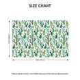 thumbnail image 2 of Rocae Cactus Plants1 Printed Heat Resistant Place Mats,Classic Hemstitch Cloth Fabric Placemats Imitation Linen Place Mat Table Mats 18x12 inch, 2 of 5