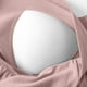 thumbnail image 5 of Camisón largo de mujer de color liso con encaje, manga corta, cuello en V, informal y moderno, de poliéster., 5 of 8