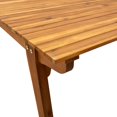 thumbnail image 5 of vidaXL Garden Table 201.5x100x75 cm Solid Acacia Wood, 5 of 5