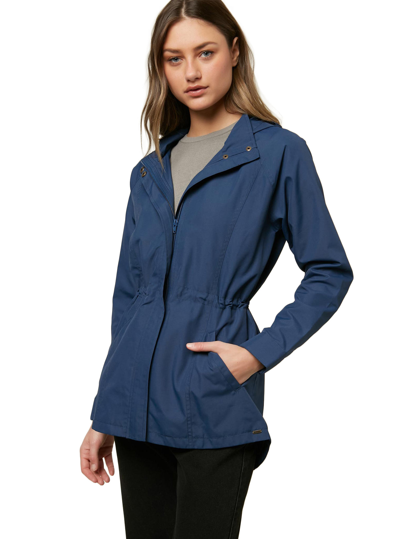 O'Neill Womens Gayle Rain Jacket Insignia blue M - image 2 of 4