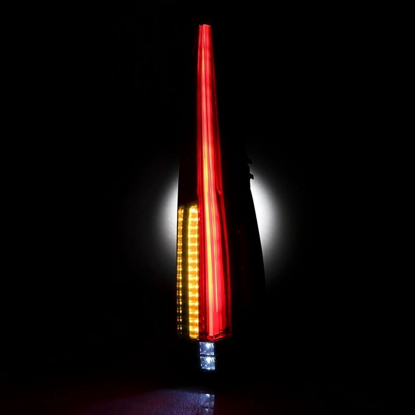 AKKON - For 2007 2008 2009 2012 2013 2014 Chevy Tahoe Suburban | GMC Yukon 2 in 1 LED Tail Lights Set - Black