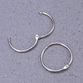 thumbnail image 4 of 10pcs Loose Leaf Binder Rings Metal Scrapbooking Book Ring Keychain Clip Holder for Photo Paper Organization, 4 of 7