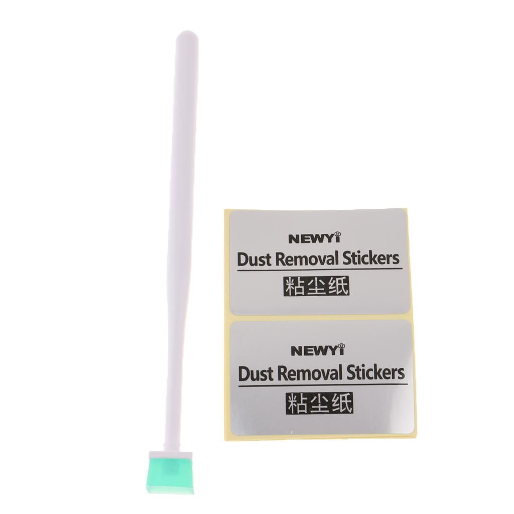 2 Pieces CCD CMOS Sensor Dust Cleaning Pen Jelly Cleaner for DSLR Green+Blue 