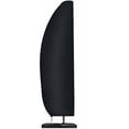 thumbnail image 1 of 210D Oxford Fabric Parasol Cover Water Resistant Windproof UV Resistant Tear Resistant Extra Large with Zipper Black 265 x 40/70/50 cm, 1 of 5