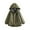 Army Green, variant on YOUYEDIAN Kids Boys Girls Coats Winter Thicken Coat Solid Hooded Jacket Toddler Thick Warm Outwear Girls Boys Jackets Khaki 6-7 Years
