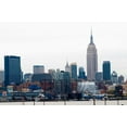 thumbnail image 2 of Berzel, Erin 14x11 Black Ornate Wood Framed with Double Matting Museum Art Print Titled - Manhattan Cityscape I, 2 of 4