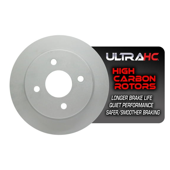 UltraHC Coated High Carbon Brake Rotor, Rear UR004249, Ford Fiesta 2018-2013
