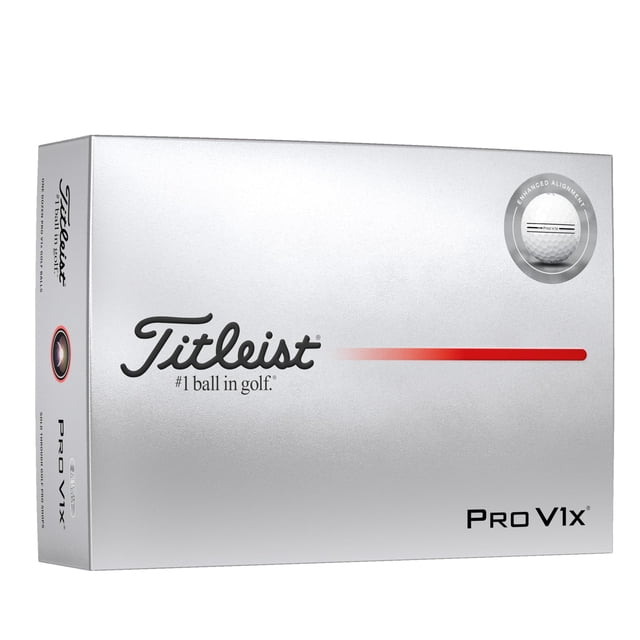 Alineación mejorada de la pelota de golf Titleist Pro V1x
