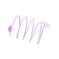 thumbnail image 2 of Maytalsory Foldable Indoor Cat Tunnel S Type Playing Tent Durable Spring Portable Toy Purple S Plush Ball 1Set, 2 of 6