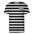 thumbnail image 1 of The T-Shirt Factory - Camiseta con diseño de preso para hombre (Blanco), 1 of 1