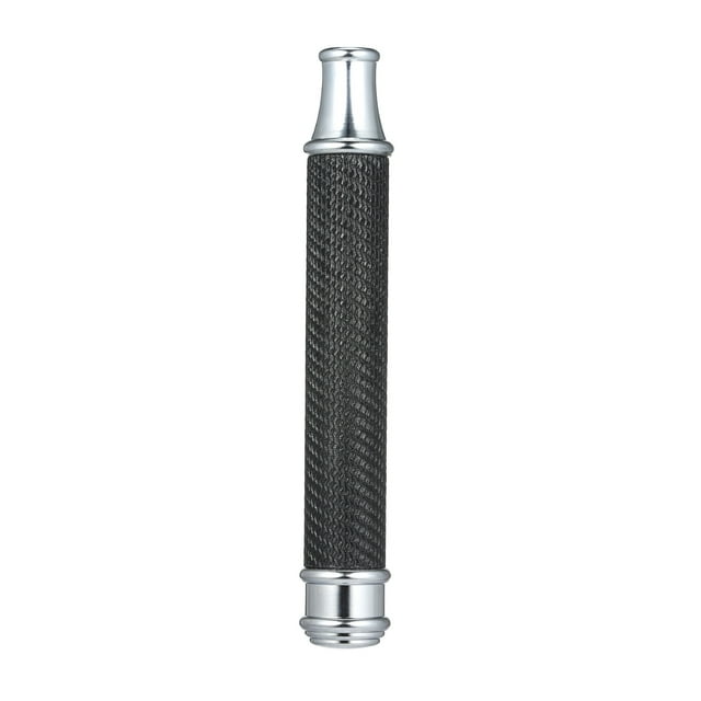 Graflsoa Premium Stainless Steel Razor Handle in Black - Durable, Non-Slip Grip, Compatible with Most Razor Heads, Ideal for Daily Shaving, Easy to Clean, Replacement Handle Only (Razor Heads Not