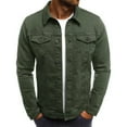 thumbnail image 3 of Casual Men Jacket Denim Button Shirt, 3 of 6