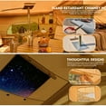 thumbnail image 3 of SENLEETO 8-10 People Glamping Inflatable Tents , 129 ft² Large Blow Up  Tent with Hand Pump,  420D Oxford Fabric Camping Tent, Easy Setup Air Tent for Outdoor&Travel, 3 of 12