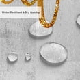 thumbnail image 5 of saxeuu Marble Fabric Shower Curtain Funny Black Art Get Naked on Chic 3D Crack Design Marble Bath Curtain, Modern Black and White Cloth Bathroom Shower Curtain Set with Hooks 72X72IN, 5 of 5