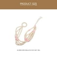 thumbnail image 2 of OATIPHO Hanging Plant Holder Indoor Pink Wooden Beads Decorative Holder 1Pack, 2 of 8