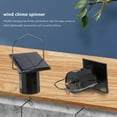 thumbnail image 2 of Solar Hanging Display Motor Rotating Small Motor Solar Energy Wind Spinner Motor Multi-Purposes Rotatable Hook 2Pcs, 2 of 8