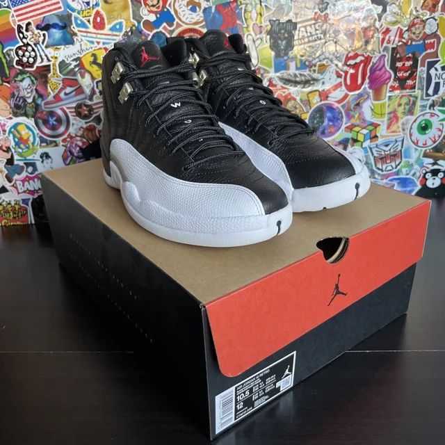 Ni - ke Ni - ke Air Jordan 12 Retro Playoffs 2022 CT8013-006 Mens Size 10.5